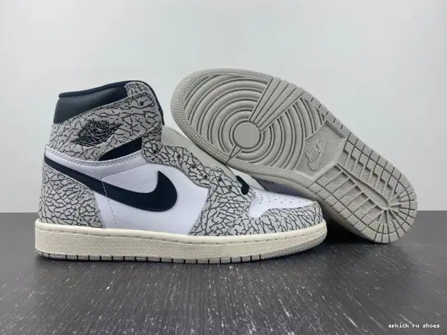Cheap Jordan Air High White 1 OG DZ5485-052 Cement 0422
